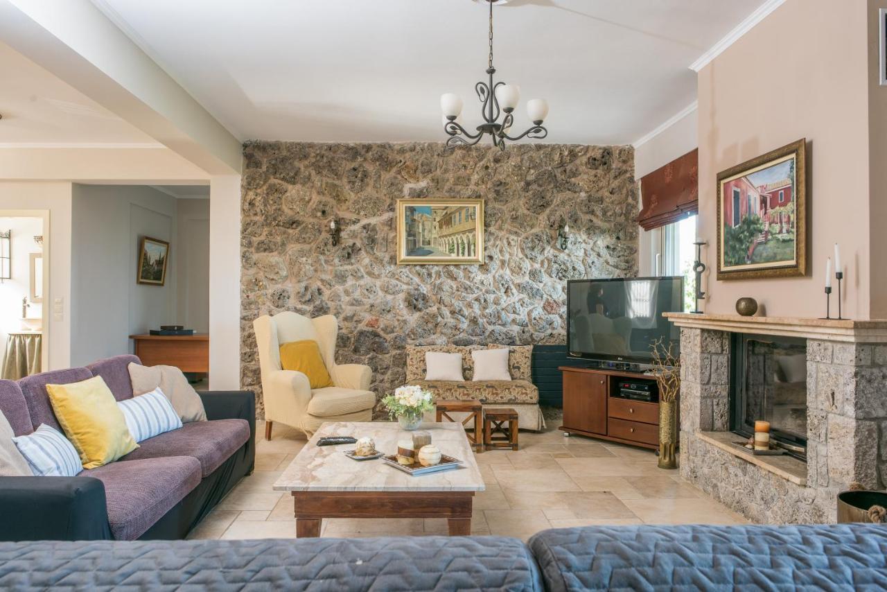 Ionian Sea View Villa By Whitedreamvillas Kato Korakiana Luaran gambar
