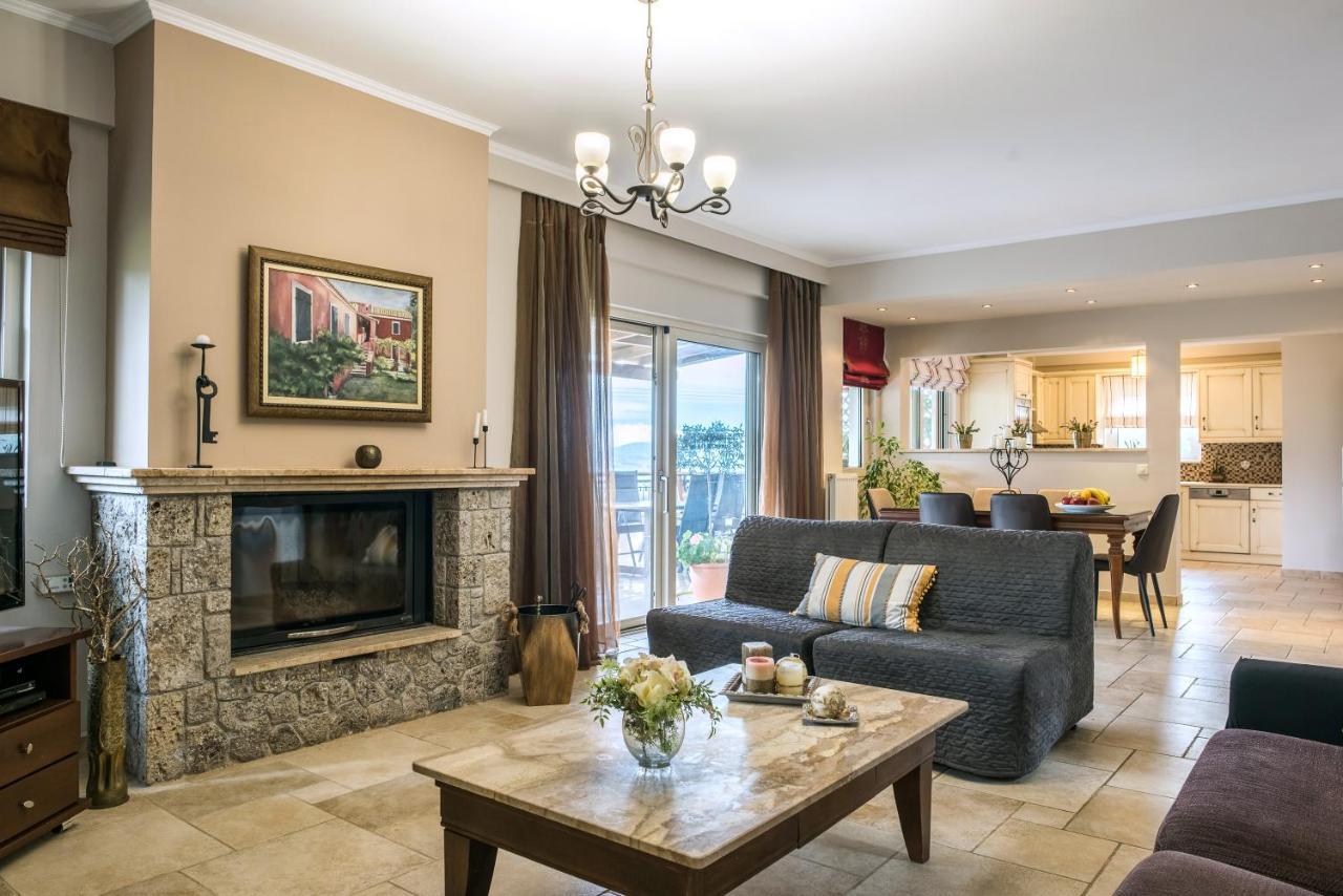 Ionian Sea View Villa By Whitedreamvillas Kato Korakiana Luaran gambar