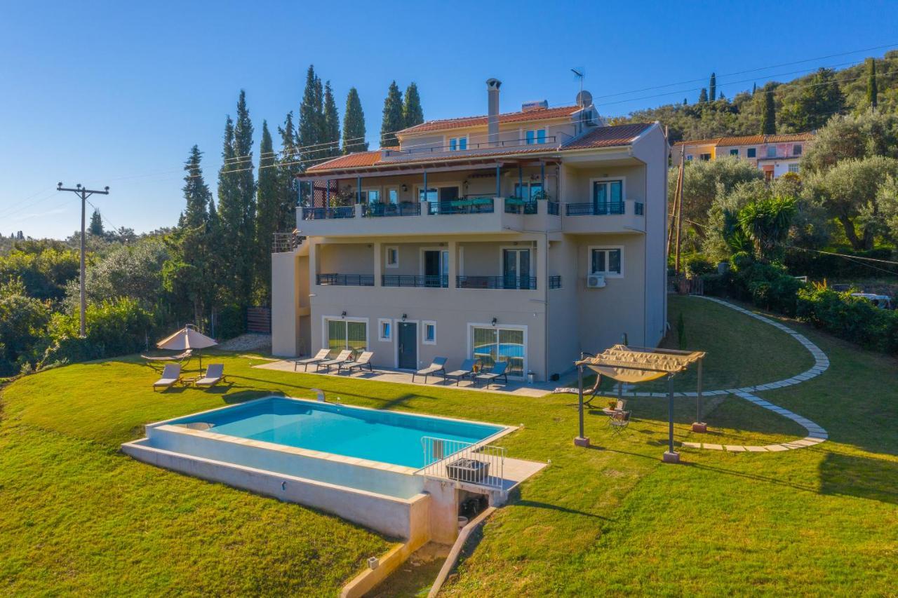 Ionian Sea View Villa By Whitedreamvillas Kato Korakiana Luaran gambar